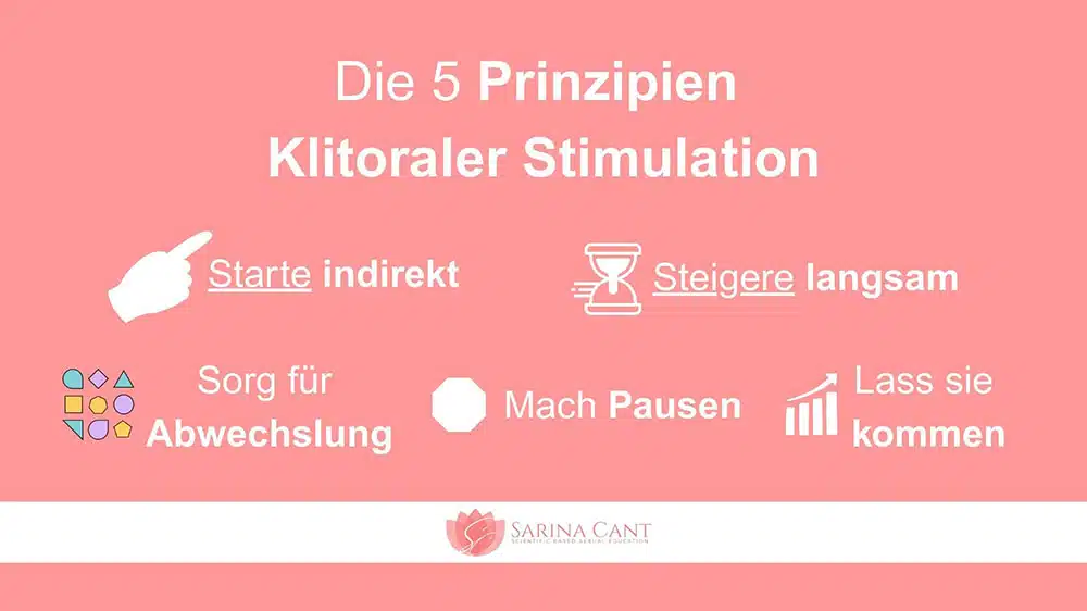 Die 5 Prinzipien klitoraler Stimulation